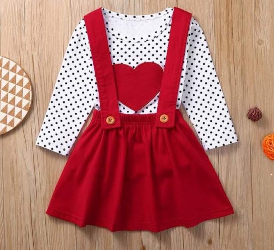Red Polka Heart Dress – Clothing Inn – Baby Boutique